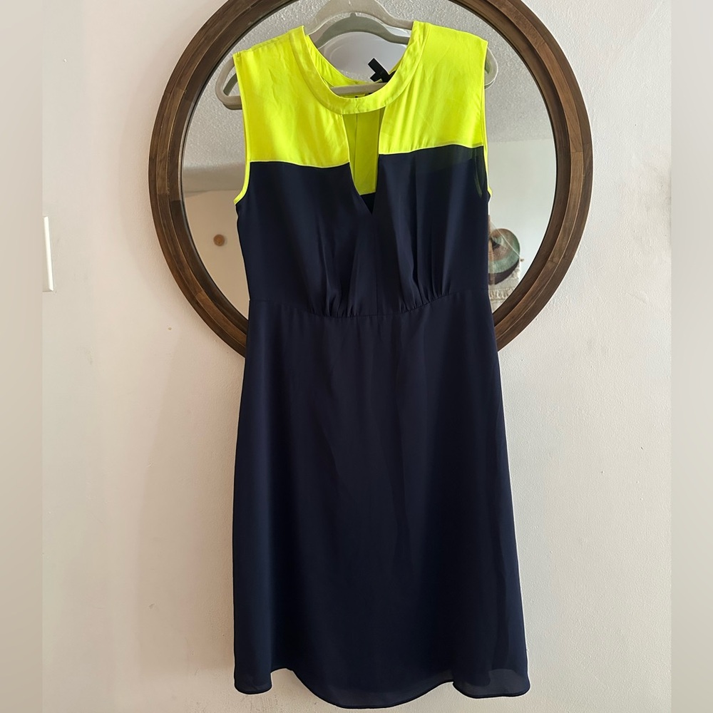 BCBG MAXAZRIA color block sleeveless dress, Sz 10